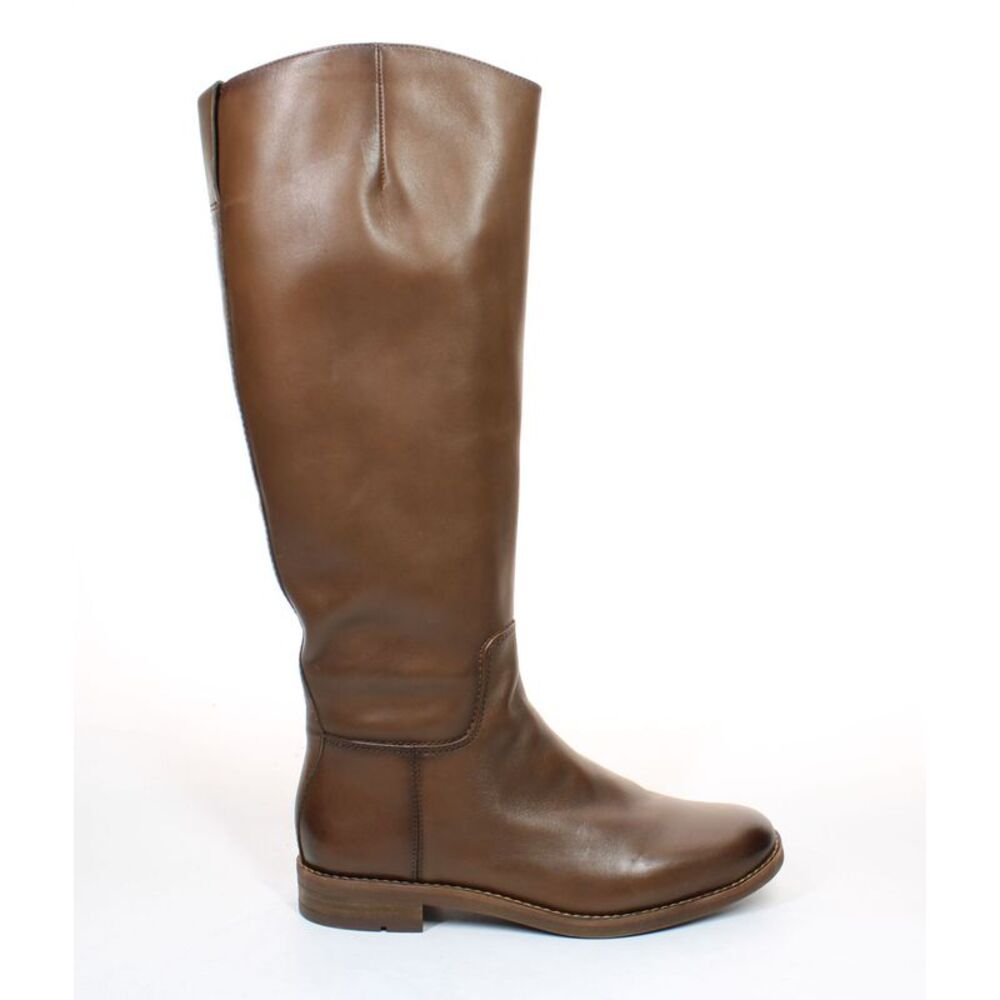 Franco Sarto Chestnut Leather Heeled Boots